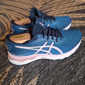 Asics Gel-Nimbus 24 Running Shoes French Blue Rose Women's 9.5